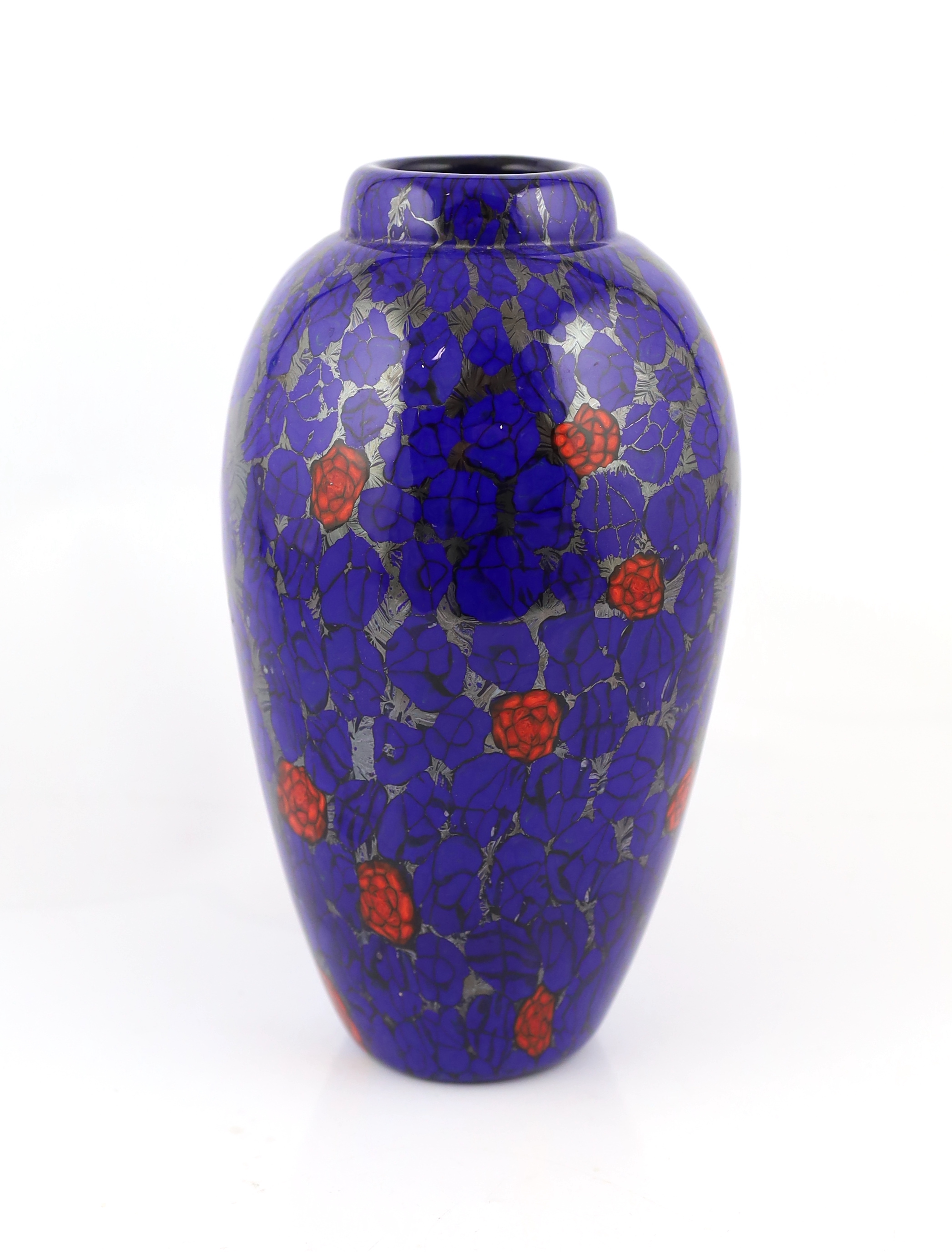 Vittorio Ferro (1932-2012), a Murano glass Murrine vase